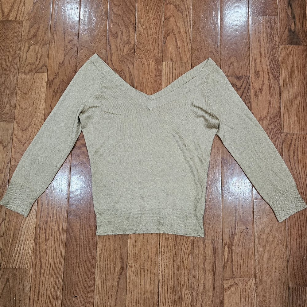 Banana Republic V-Neck Sweater - Tan